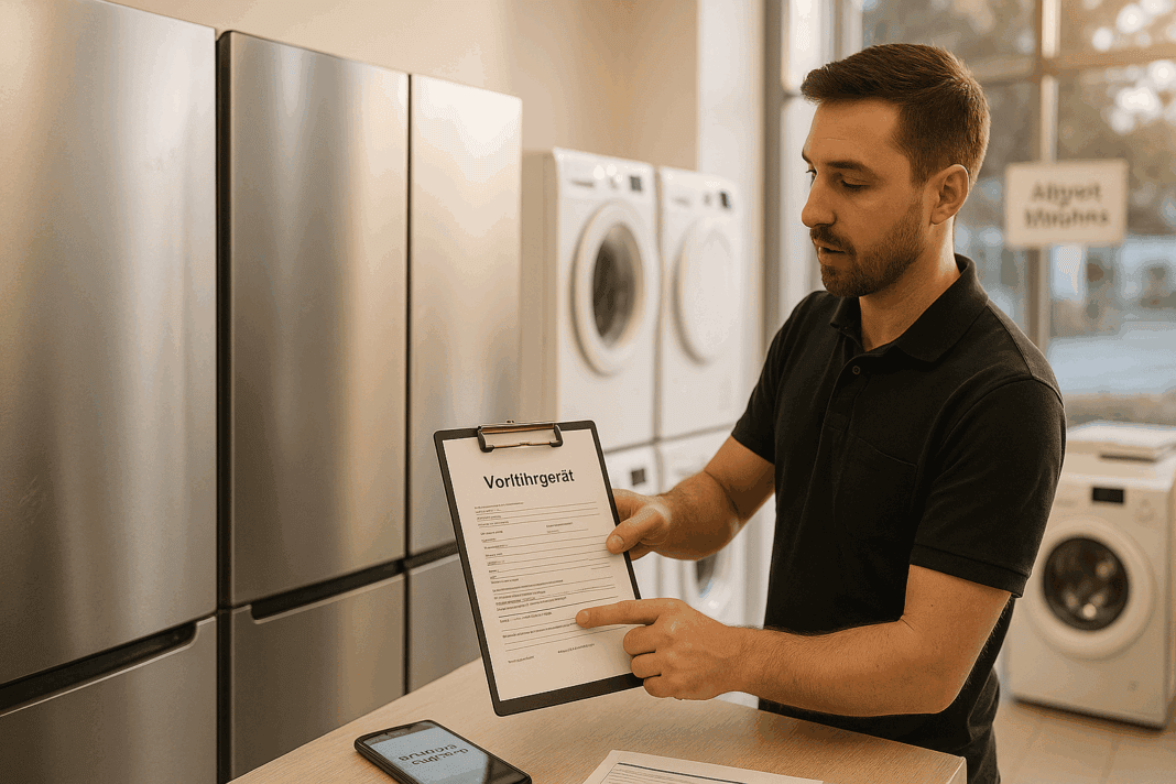 Vorführgerät mit Bonus: Großgeräte‑Deal mit Alt‑gegen‑Neu