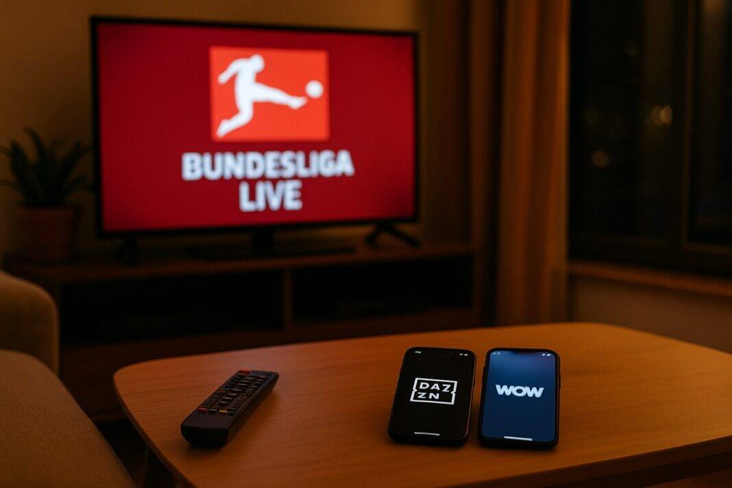 Bundesliga‑Start im Wohnzimmer: DAZN & WOW im Direktvergleich