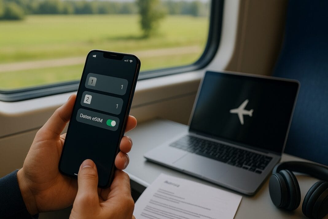 Dual‑SIM im Pendelalltag: Daten‑eSIM an, Kosten im Griff