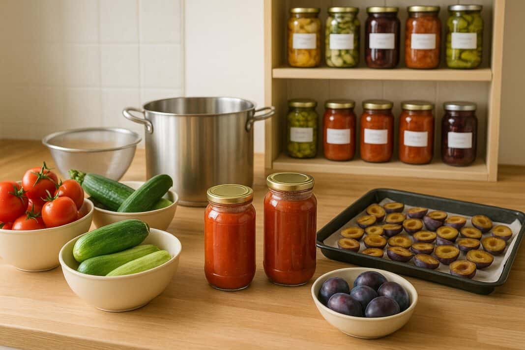 Erntezeit im Spätsommer: Prep & Vorrat aus einem Guss