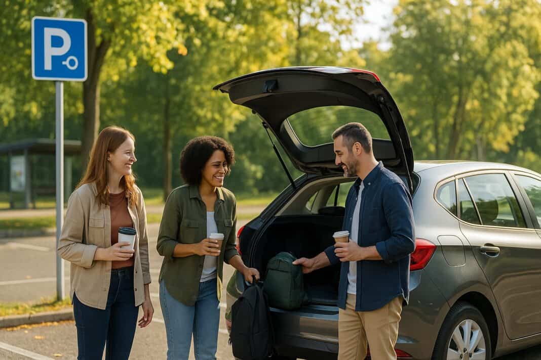 Pendelstart im Team: Fahrgemeinschaft am Park-and-Ride