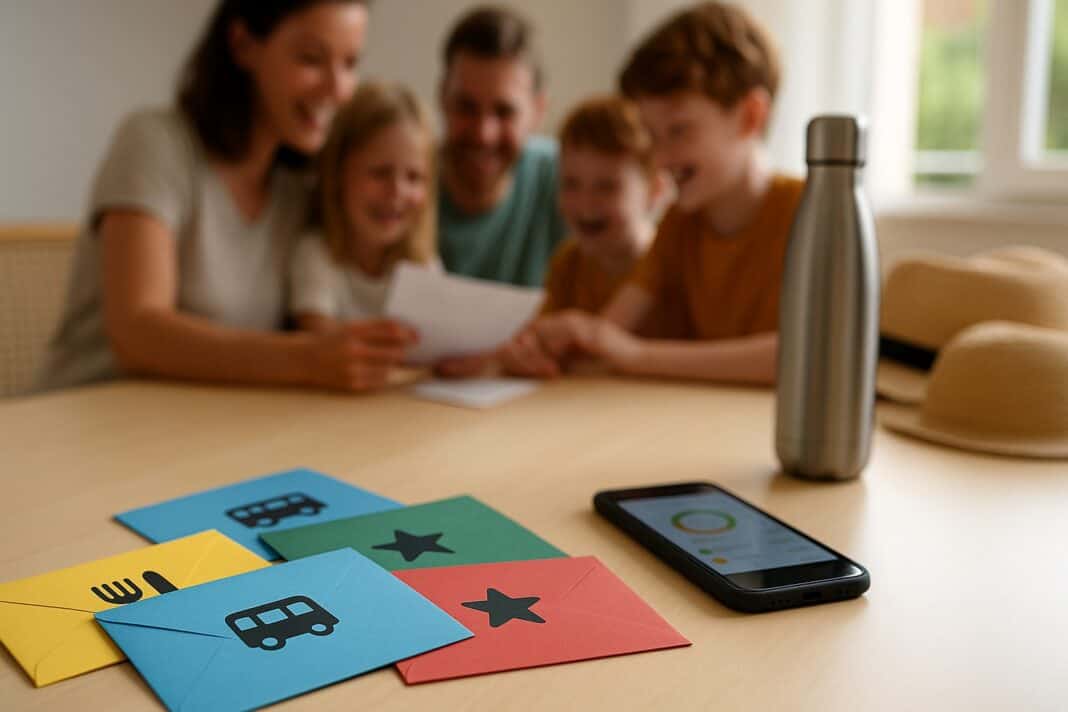 Familien‑Kuverts & App – die Reisekasse im Griff