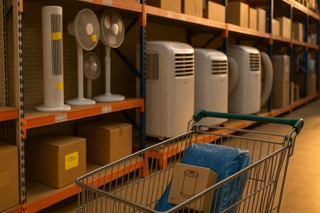 Spätsommer‑Deals im Markt: Ventilatoren, Klimageräte & Pool‑Zubehör