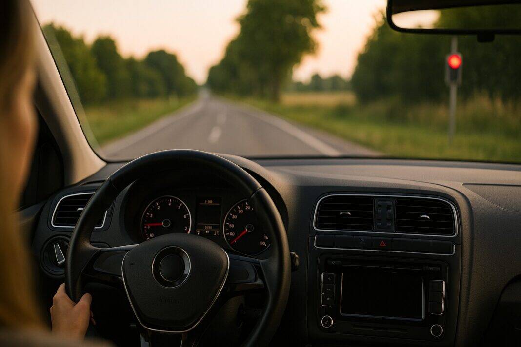 Vorausschauend fahren: ruhig, weit blicken, Sprit sparen