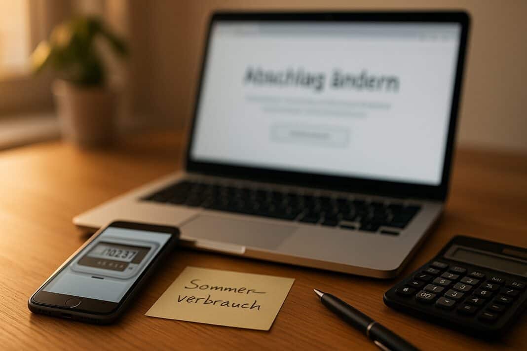 Abschlag smart anpassen – Sommerverbrauch im Blick
