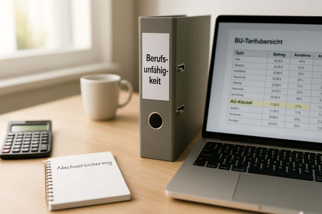 Früheinstieg BU: Studenten‑ & Azubi‑Tarifvergleich am Schreibtisch
