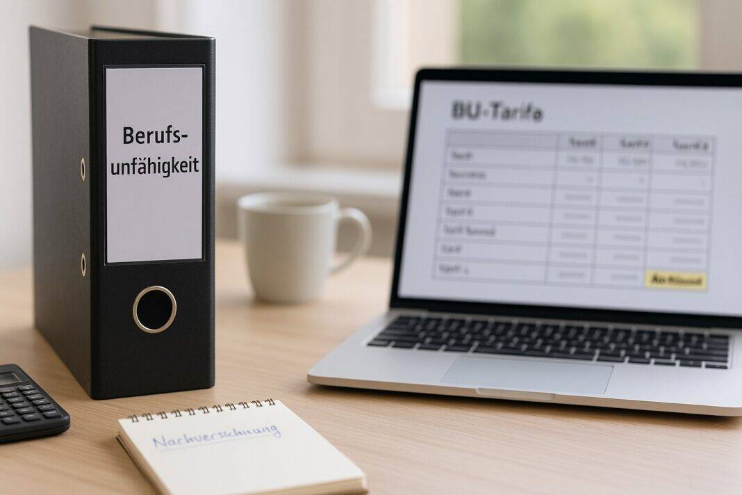 BU‑Tarifcheck für Selbstständige – AU‑Klausel & Nachversicherung im Blick