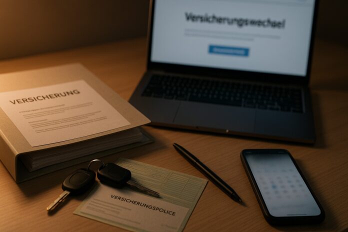 Kfz‑Versicherung wechseln – Unterlagen prüfen & Frist im Blick