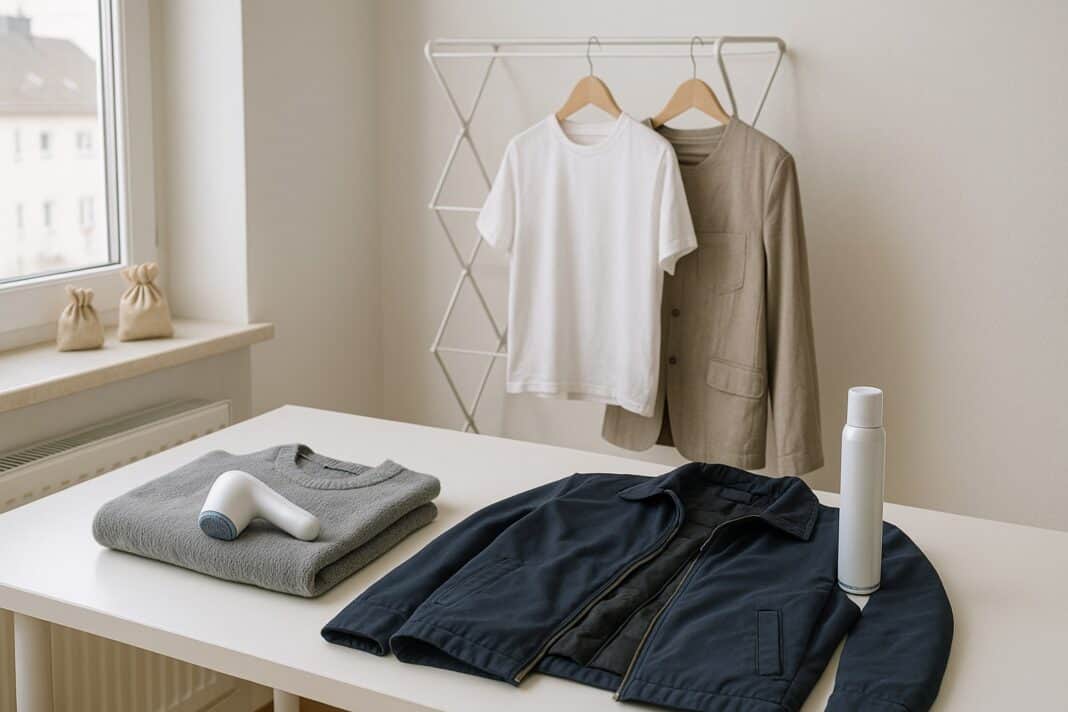 kleidung pflegen Pflege‑Station zuhause – Waschen, Entpillen, Imprägnieren