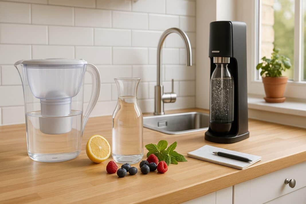 leitungswasser filtern Leitungswasser filtern und sprudeln – günstig trinken ohne Kisten