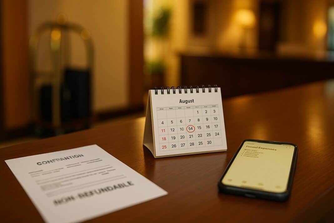 September-Trip gebucht: Non‑Refundable vs. Reiserücktritt