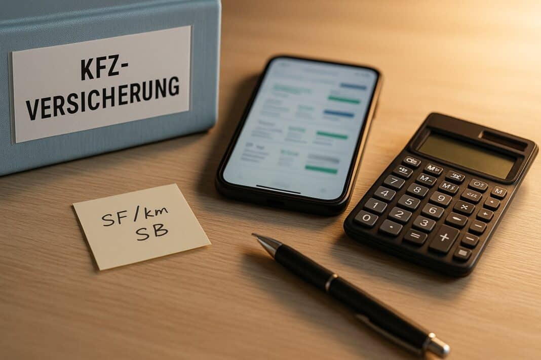 Vorarbeit für den Kfz‑Bestpreis: SF, Kilometer, SB im Blick