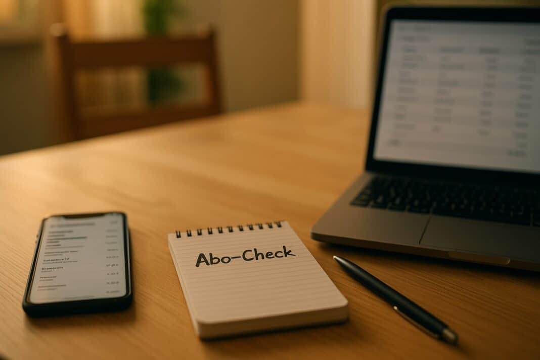 Abo‑Check im Familienkonto