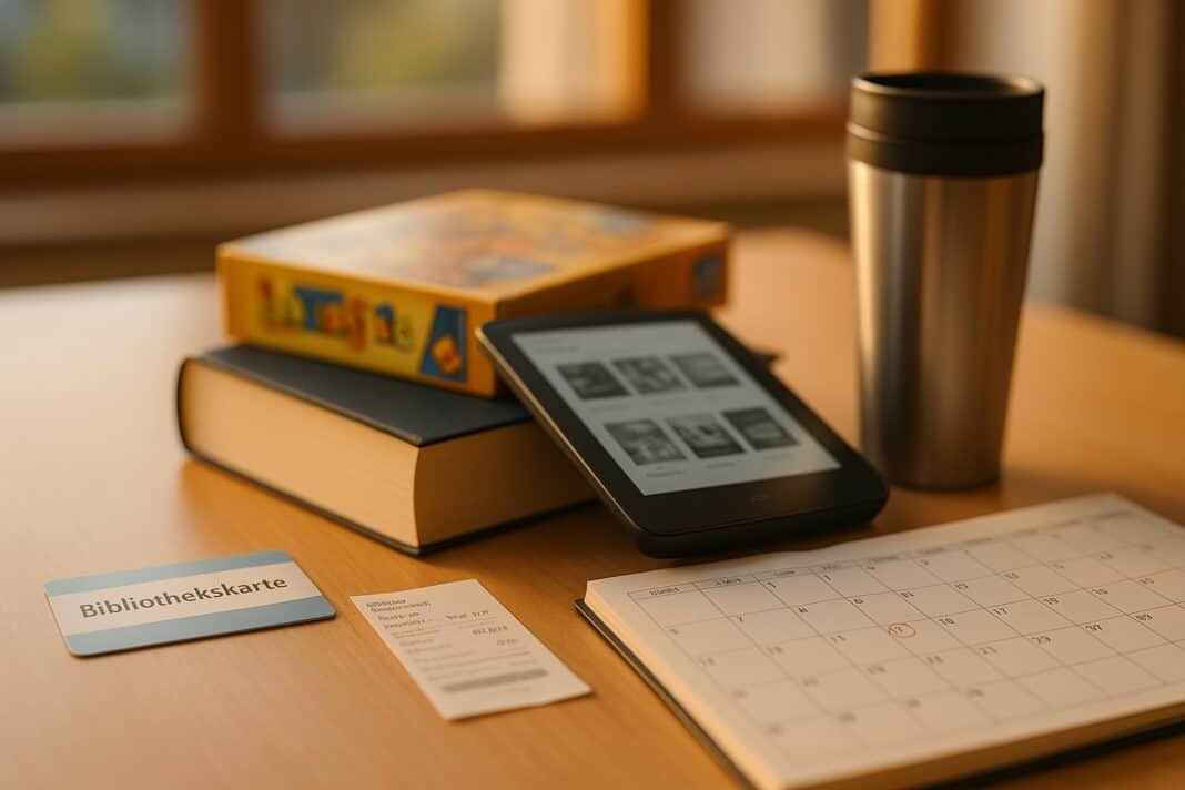 Herbst‑Freizeit‑Flat mit Bibliothekskarte