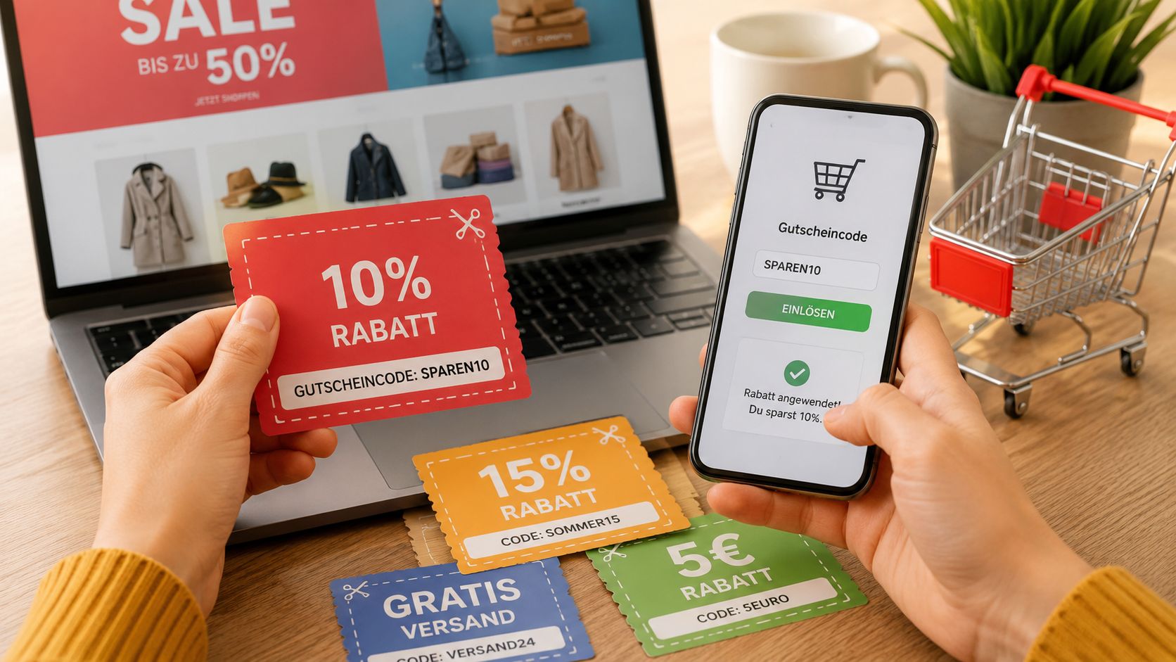 Gutscheine Gutscheine clever nutzen und beim Online-Shopping sparen